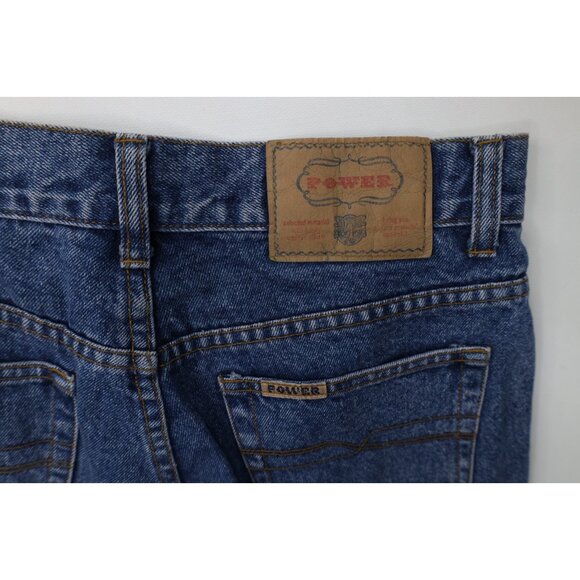 Vintage 90s Streetwear Mens 30x30 Distressed Flared Bell Bottoms Denim Jeans - Picture 14 of 14